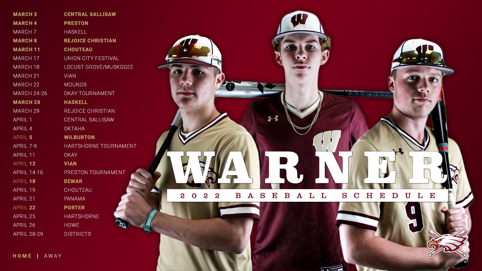 Warner Public Schools Warner Eagle High School Baseball